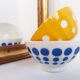 Set 2 polka dot bowls