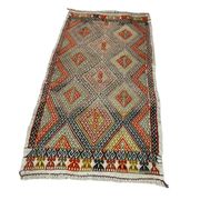 Tapis kilim turc vintage 85 x 46 cm