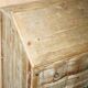 Rustic Swedish pine drop-leaf desk