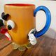Vase chope verre Murano clown vintage