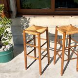 Pair of vintage high stools