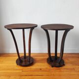 Paire de consoles Art déco en bois