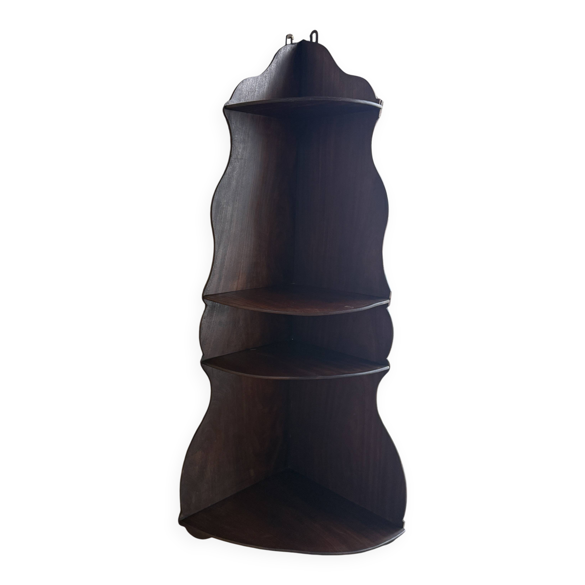 Grande étagère d’angle ancien e