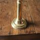 Brass torch candle holder