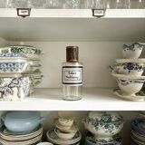 Ether sulfuriq apothecary bottle: transparent glass and metal