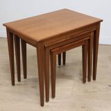 Scandinavian nesting tables "Kvalitet Form Funktion" in teak, 1960