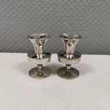 A set of small candlesticks from Danish E. J. Design around 1970.