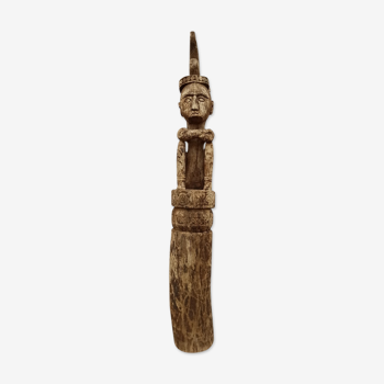 Ancient wooden ancestor statue of the Leti Islands, Indonesia