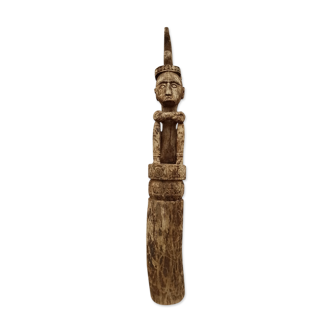 Ancient wooden ancestor statue of the Leti Islands, Indonesia