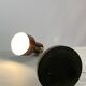 Table lamp in brown lacquered metal, of Danish design from the 1970s