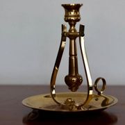 Swedish brass candlestick