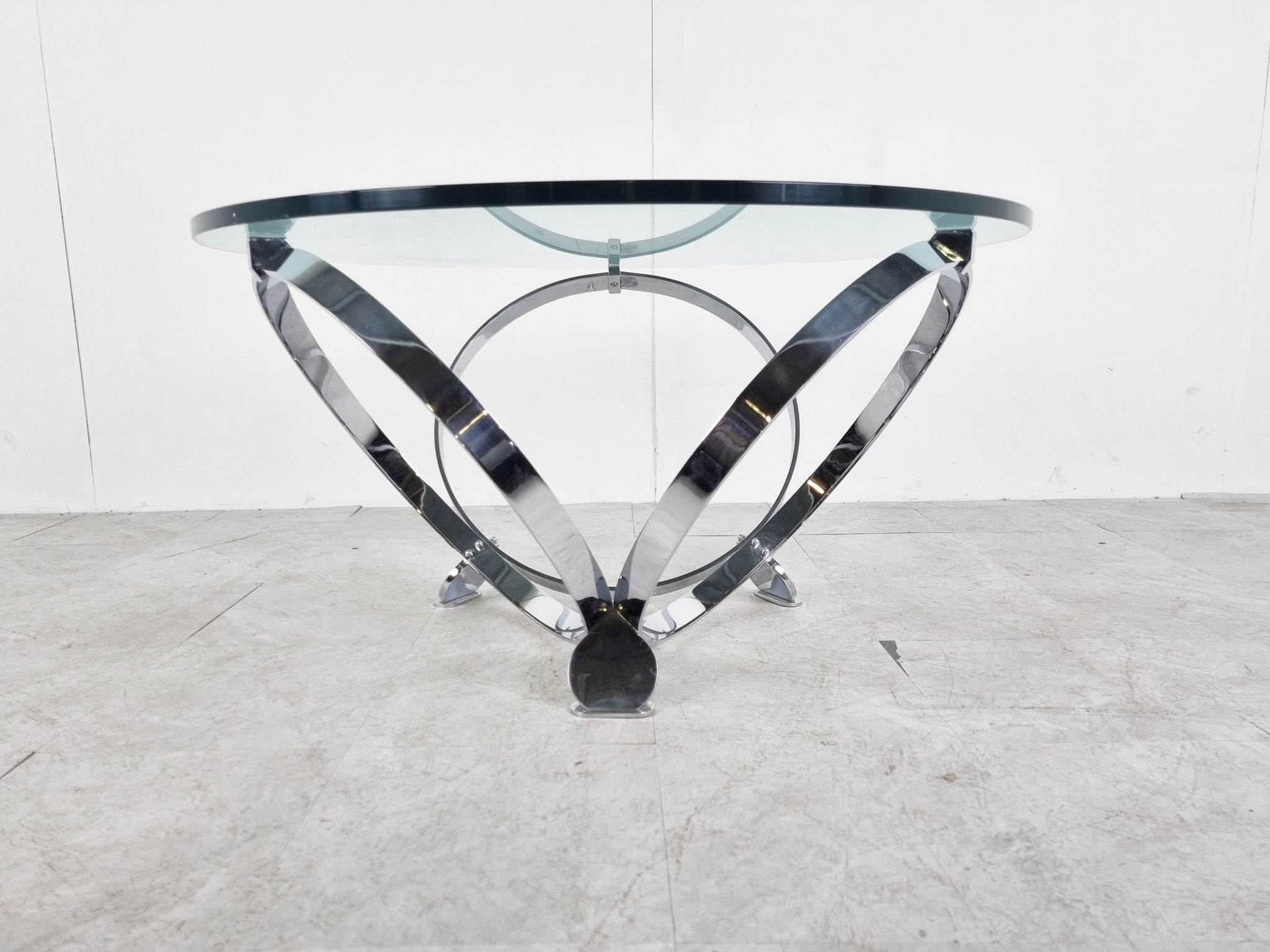 Table basse diamant vintage par Knut Hesterberg années 1960