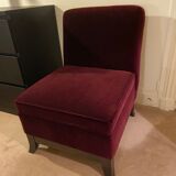 2 Burgundy velvet heaters