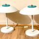 Paire de lampes champignon années 70 Kema Keur