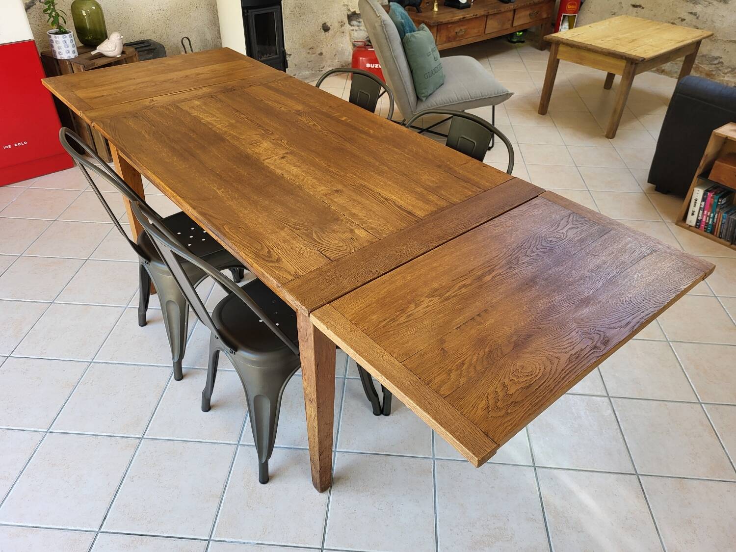 Oak farmhouse table