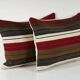 Set of 2 vintage kilim cushion covers 46x61 cm