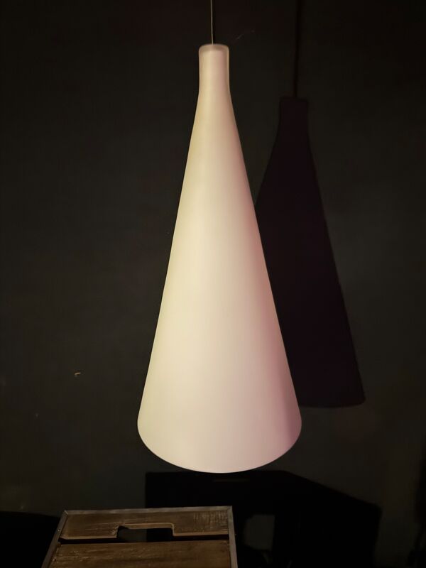 Lampe verre opalin de Vianne