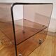 Rolling dessert trolley in Altuglas by Michel Dumas for Roche Bobois.