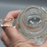 Old le creusot crystal carafe pitcher 19th century