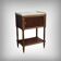 Mahogany curtain coffee table, Louis XVI style – mid-19th century