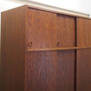 Oak wardrobe, Danish design, 1970s, manufactured by Tage Mogensen