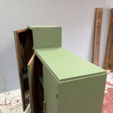 Asymmetrical wardrobe from the 1950s.