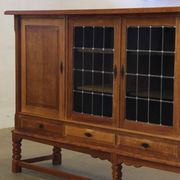 Vintage Danish 1960s modern oak cabinet in the style of Henning Kjærnulf