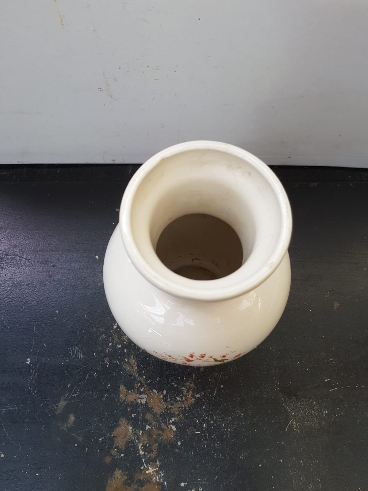 Ancient asian vase ceramic