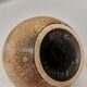 Vintage Fat Lava Vase: West German Brown Glazed Ceramic, Retro Boho Decor