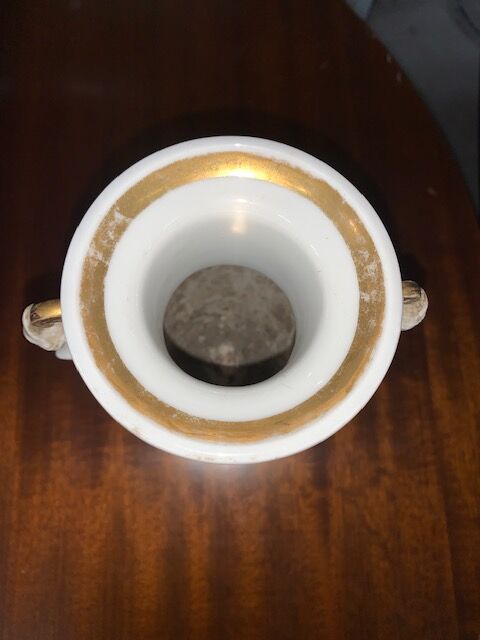 Empire period porcelain vase