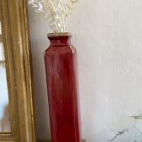 Rectangular Bordeaux ceramic vase