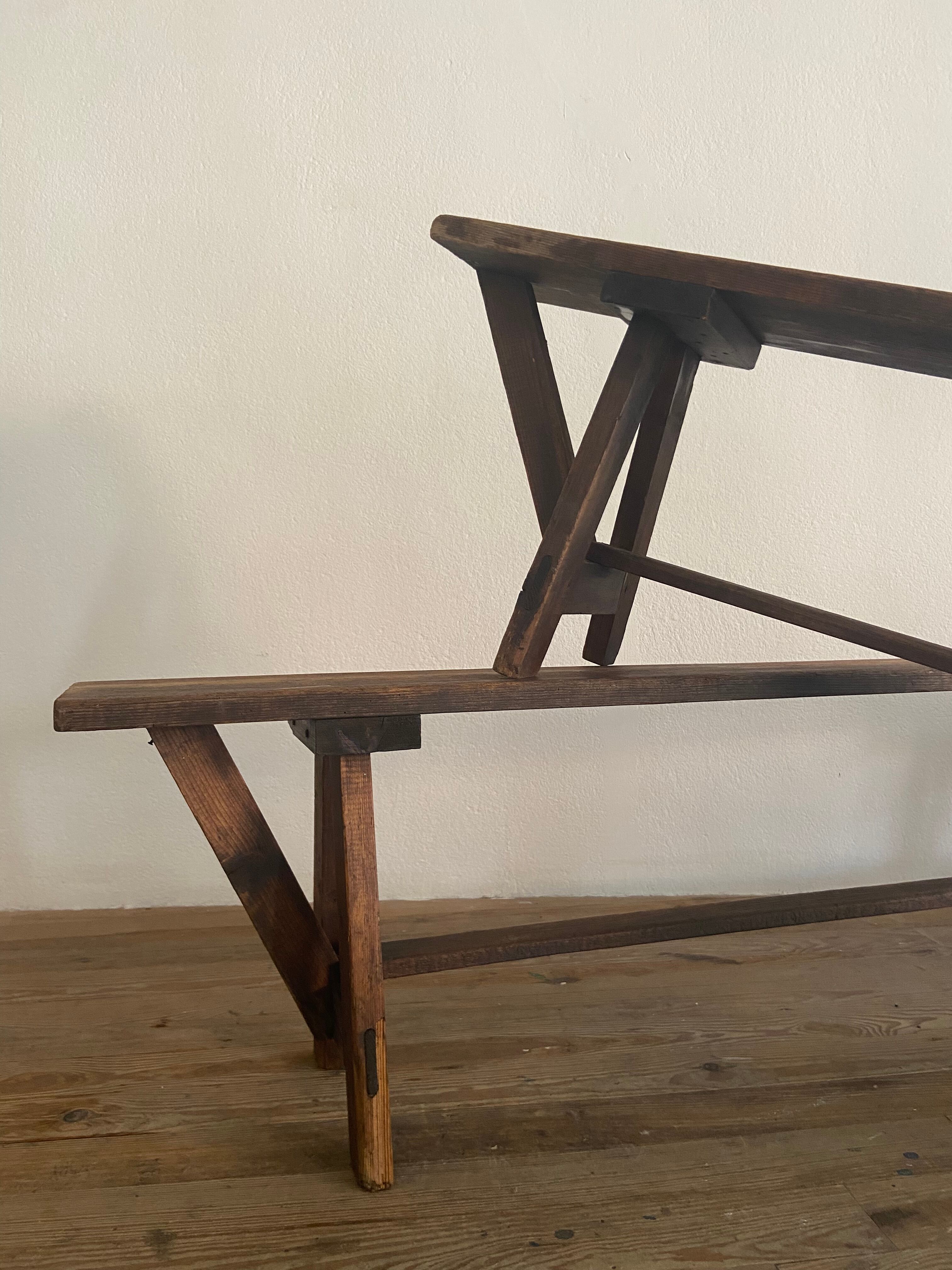 Pair of farm bench