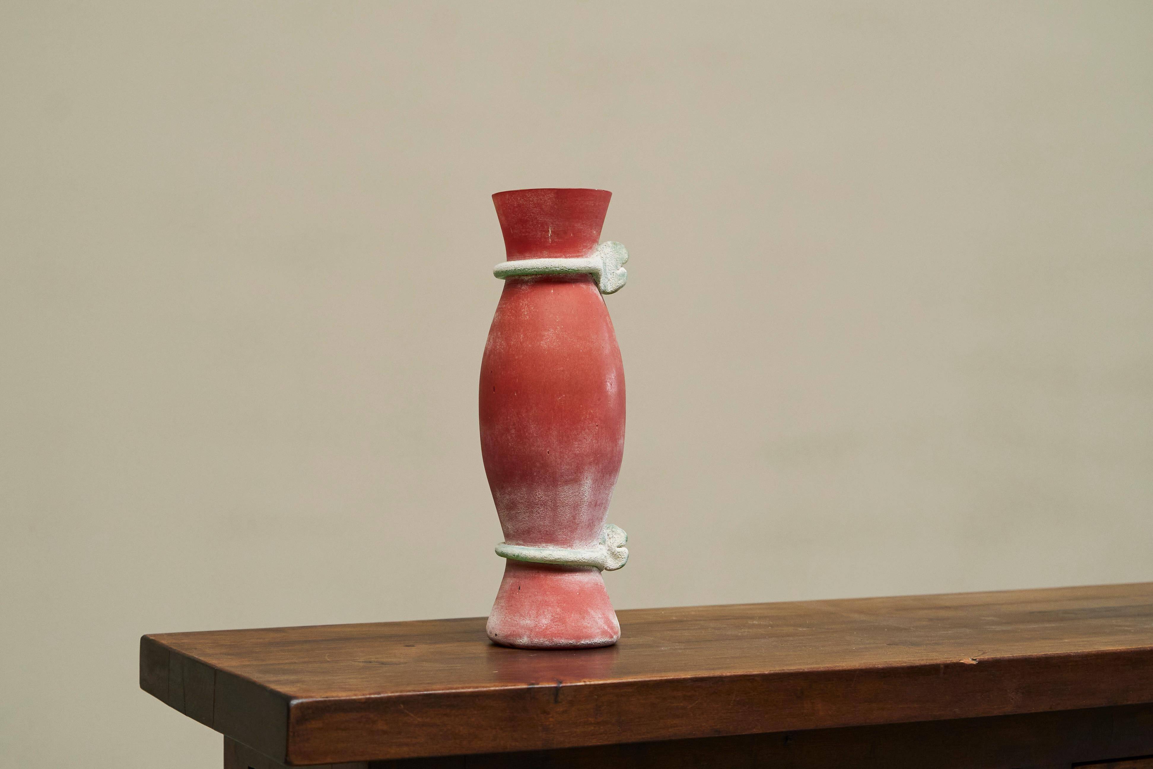 Vase Cenedese Murano attribué Scavo, années 1960