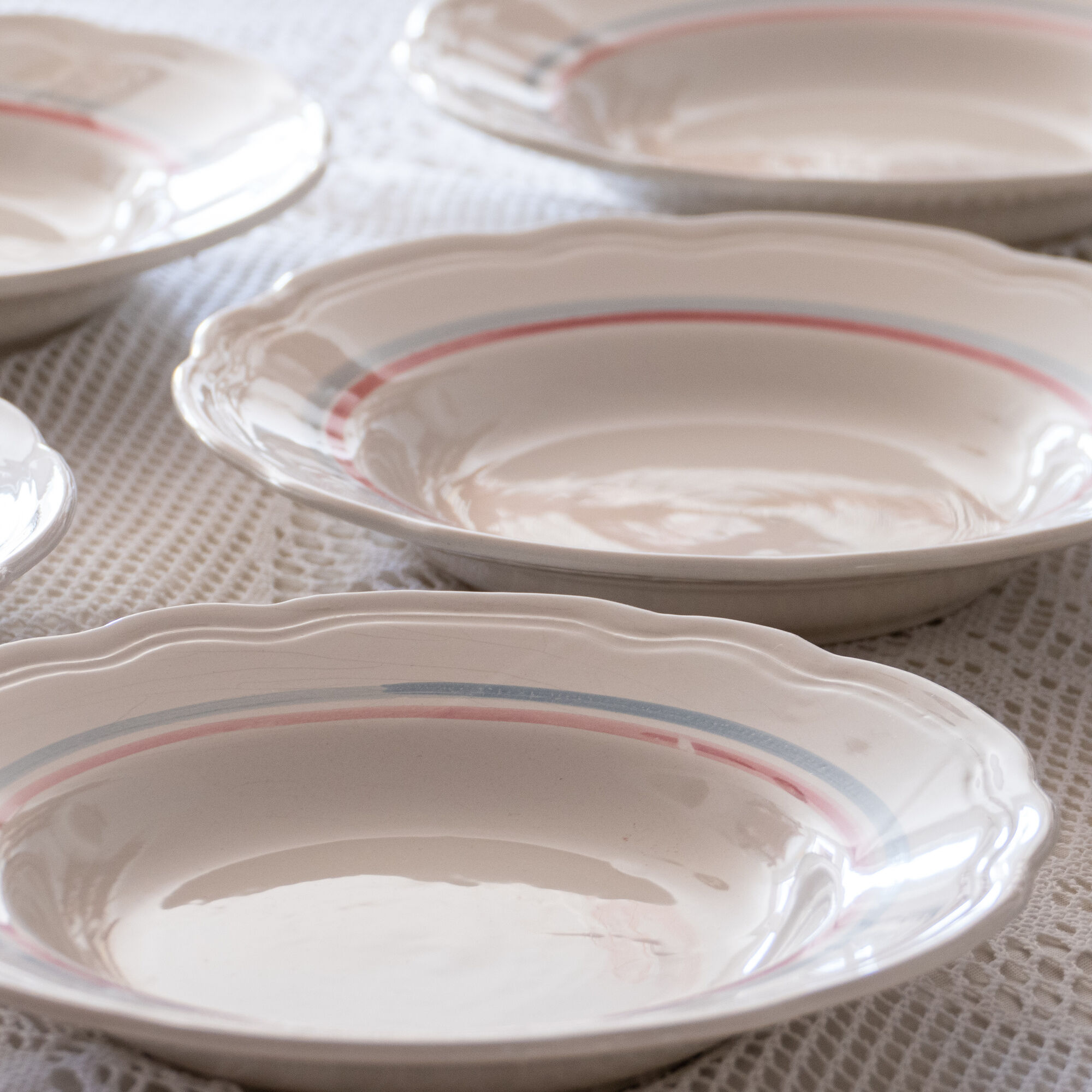 Vintage porcelain plates