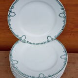 Eleven plates of Saint Amand