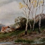 Tableau HST Marine post-impressionist