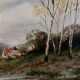 Tableau HST Marine post-impressionist
