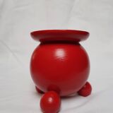 Bougeoir de Noël vintage suédois en bois conçu par Eric Dalmas pour Dala Industries