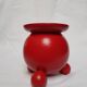 Vintage Swedish wooden Christmas candle holder designed by Eric Dalmas for Dala Industries.