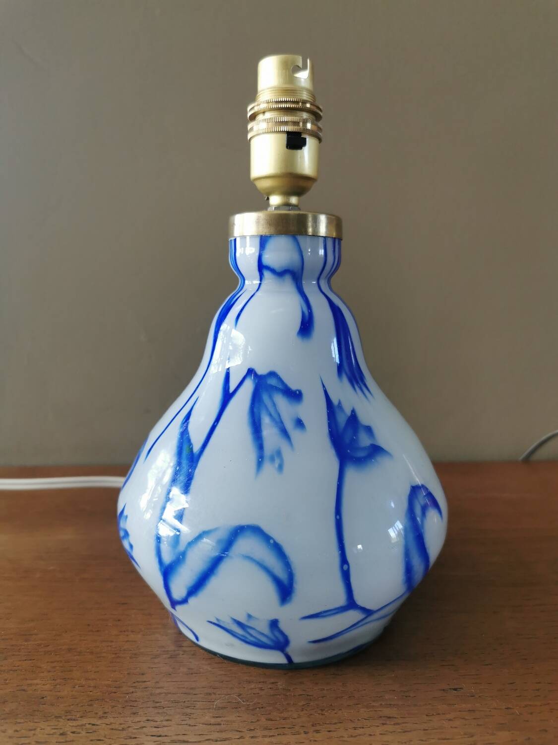 Vintage Murano glass lamp base