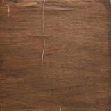 Miroir mural minimaliste en forme de bouclier avec cadre en acier, Italie