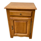 Oak storage cabinet