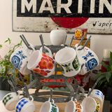 Hedgehog with vintage bottles