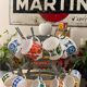 Hedgehog with vintage bottles