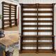Bibliothèque de boiserie en chêne et sapin début XXème