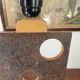 Vintage wood and metal lamp 47cm
