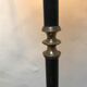 Floor lamp in black lacquered metal, 50s.