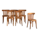 Antique Thonet Bistro Chairs (c.1920). Set of 6 pieces #4