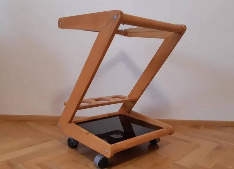 Midcentury Serving Bar Cart or Trolley, 1960s