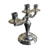 Saint Médard 3-spoke candlestick in silver metal